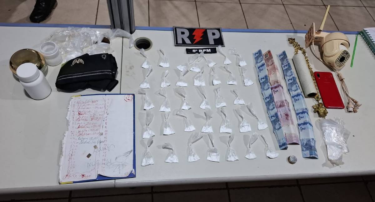 Adolescente é apreendido com cocaína na zona leste da capital