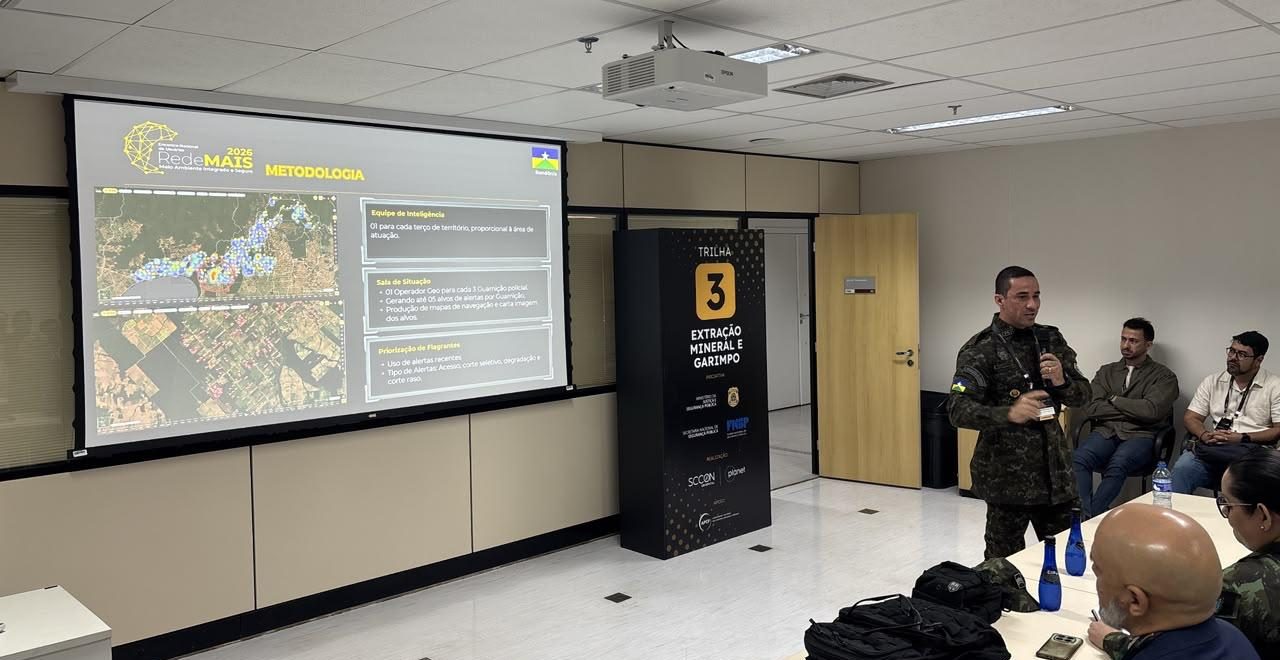Batalhão de Polícia Ambiental apresenta tecnologias utilizadas no combate aos crimes ambientais durante encontro nacional da Rede MAIS
