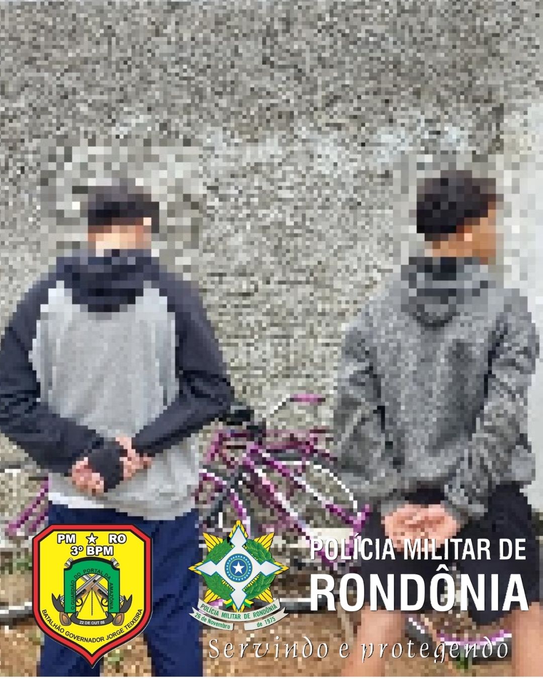 POLÍCIA MILITAR ABORDA ADOLESCENTES E COIBE USO DE ENTORPECENTES PRÓXIMO A ESCOLA EM VILHENA