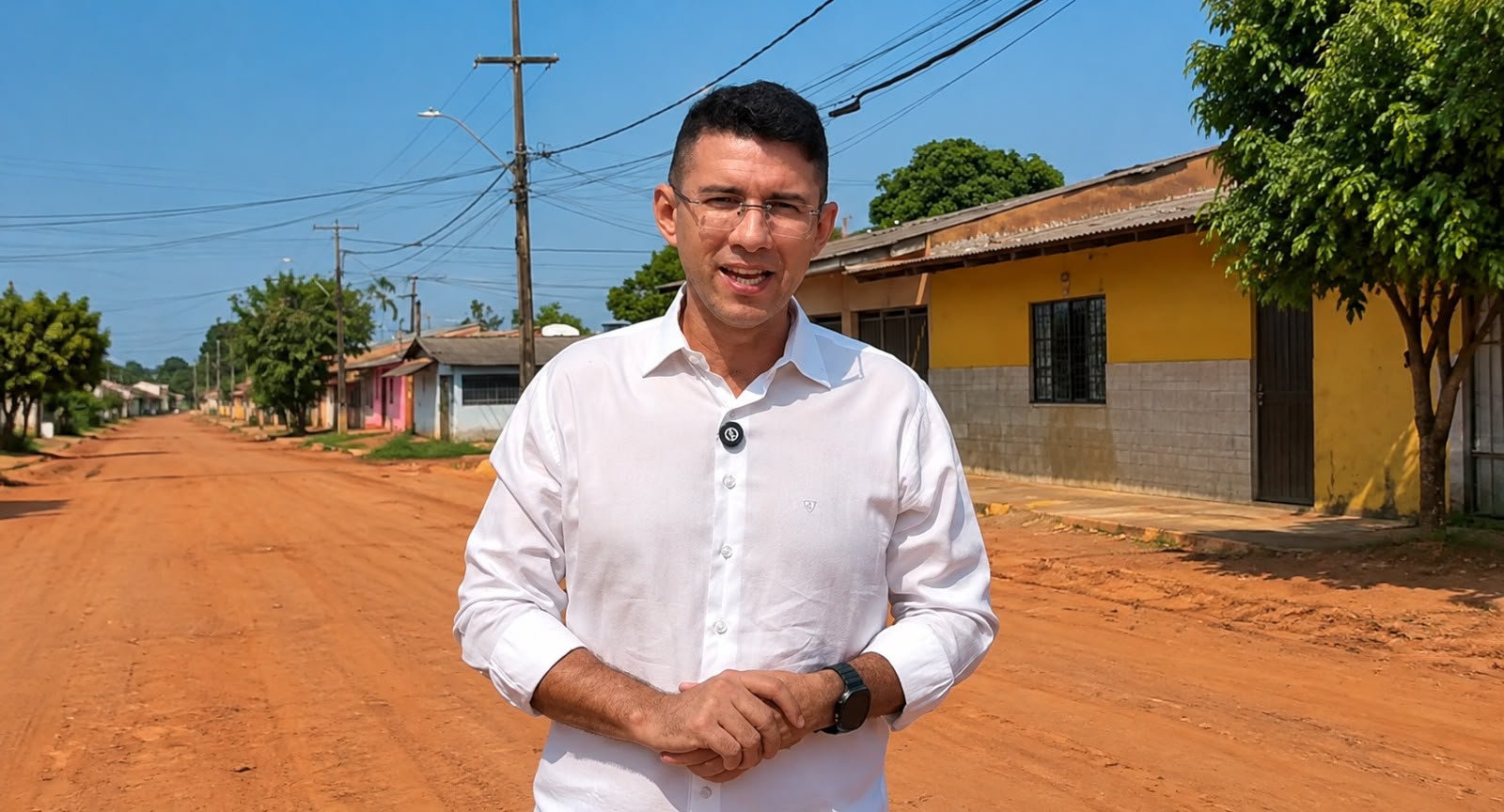 Avanço do Asfalto no Cidade Nova é Acompanhado por Pedro Geovar