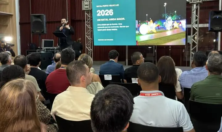 Lançamento do Natal Porto Velho Luz 2026 pela Prefeitura