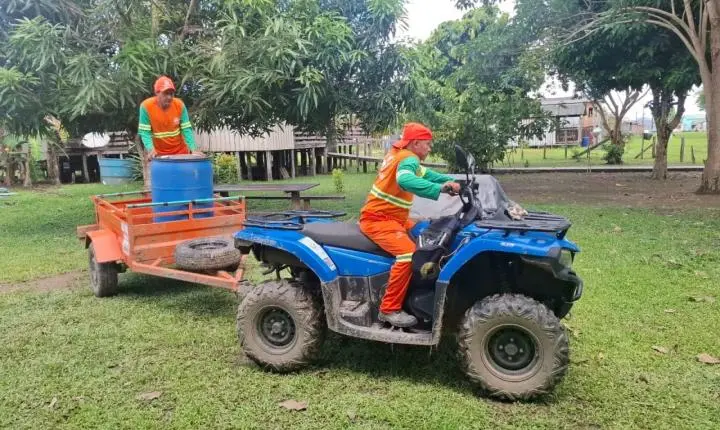 Novo modelo de coleta de lixo é debatido por comunidades ribeirinhas em Porto Velho
